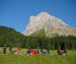 Pause auf der Seiser Alm